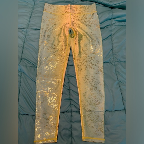 NWT Terez Pistachio Haze Foil Balayage Legging, size M - Picture 2 of 5